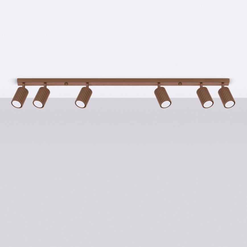 Brilagi - LED-Spot CRESTO 6x GU10/10W/230V, braun