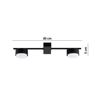 Brilagi - LED-Spot MONO 2xGX53/30W/230V schwarz