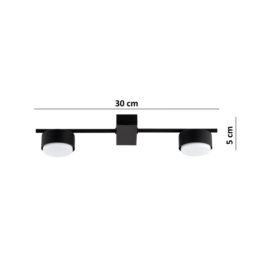 Brilagi - LED-Spot MONO 2xGX53/30W/230V schwarz