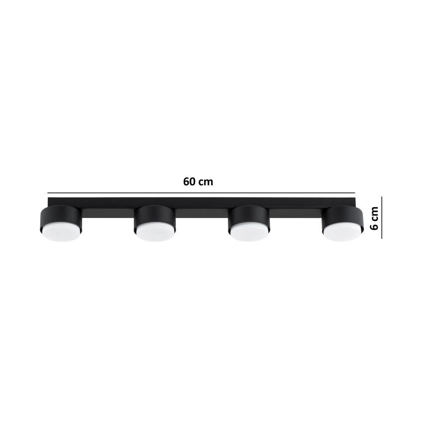 BRILAGI - LED-Spot MONO 4xGX53/30W/230V schwarz