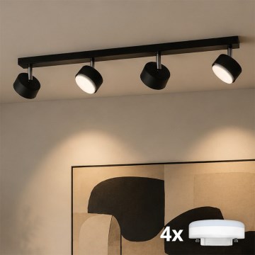 Brilagi - LED-Spot MONO 4xGX53/30W/230V schwarz