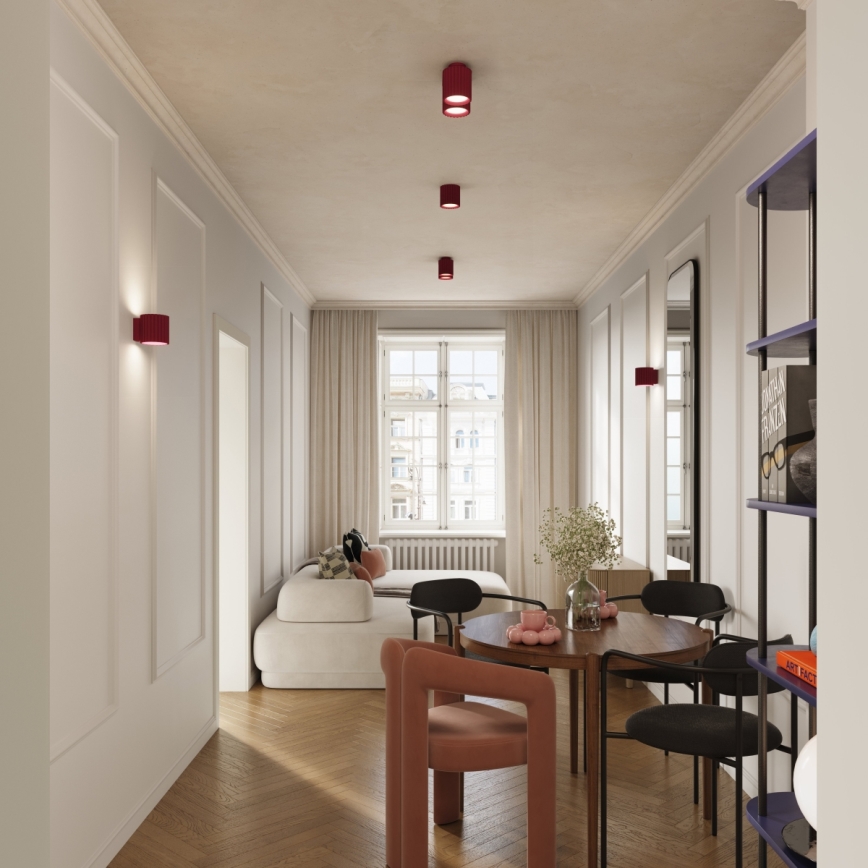 Brilagi - LED-Spot SFERA 1xGU10/10W/230V Ø 10 cm burgunderrot
