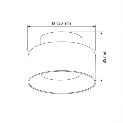 Brilagi - LED Spotleuchte AURA LUX 1xGX53/30W/230V Ø 13 cm goldfarben