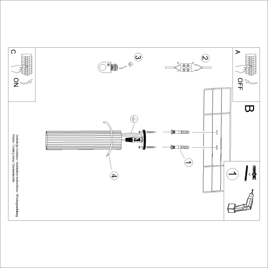 Brilagi - LED-Spotleuchte CRESTO 1xGU10/10W/230V 30 cm rot