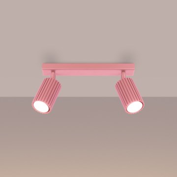 Brilagi - LED-Spotleuchte CRESTO 2xGU10/10W/230V rosa