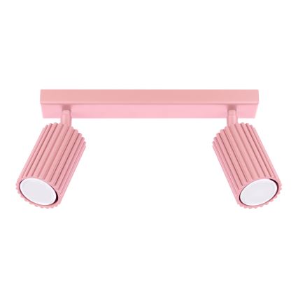 Brilagi - LED-Spotleuchte CRESTO 2xGU10/10W/230V rosa