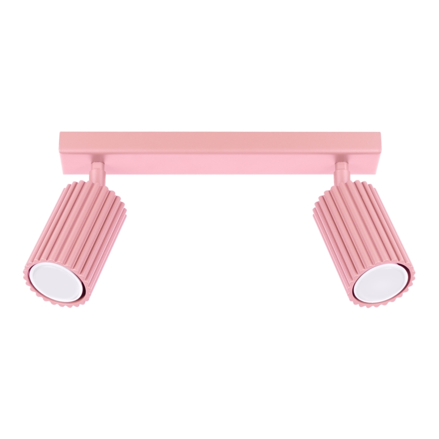 Brilagi - LED-Spotleuchte CRESTO 2xGU10/10W/230V rosa