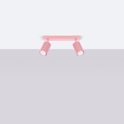Brilagi - LED-Spotleuchte CRESTO 2xGU10/10W/230V rosa