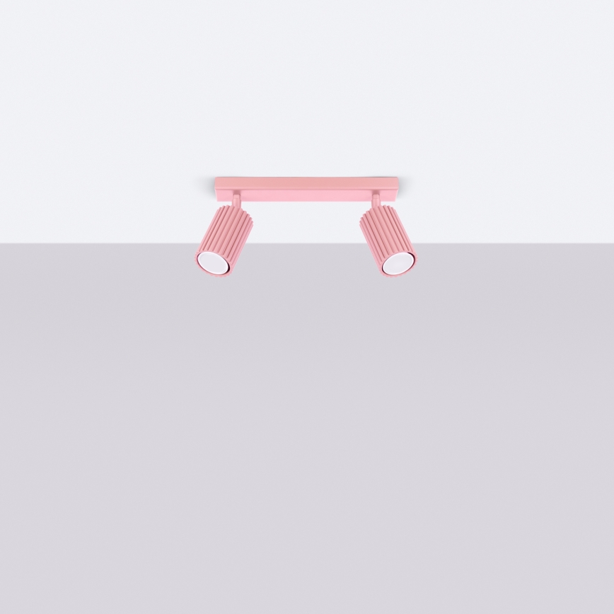 Brilagi - LED-Spotleuchte CRESTO 2xGU10/10W/230V rosa