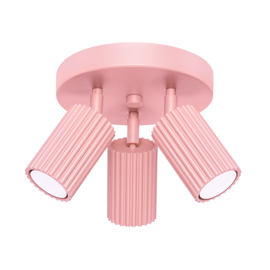 Brilagi - LED-Spotleuchte CRESTO 3x GU10/10W/230V rosa