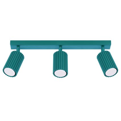 Brilagi - LED Spotleuchte CRESTO 3xGU10/10W/230V türkis