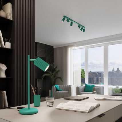 Brilagi - LED Spotleuchte CRESTO 3xGU10/10W/230V türkis