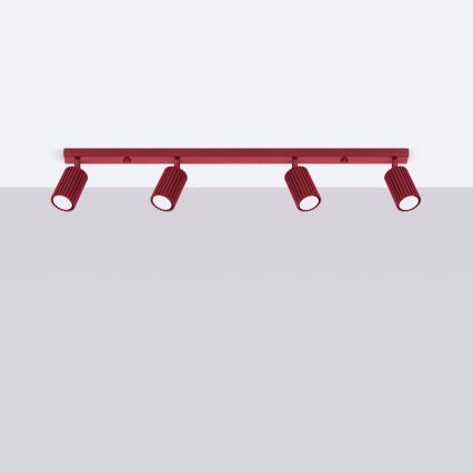 Brilagi - LED-Spotleuchte CRESTO 4xGU10/10W/230V Bordeaux