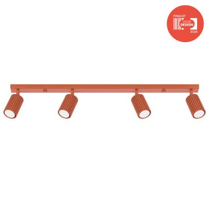 Brilagi - LED-Spotleuchte CRESTO 4xGU10/10W/230V rot