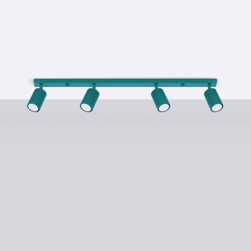 Brilagi - LED-Spotleuchte CRESTO 4xGU10/10W/230V türkis