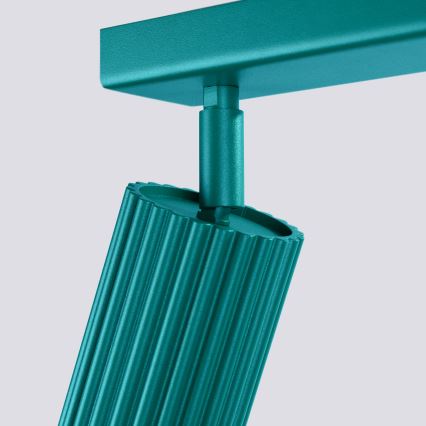 Brilagi - LED-Spotleuchte CRESTO 4xGU10/10W/230V türkis