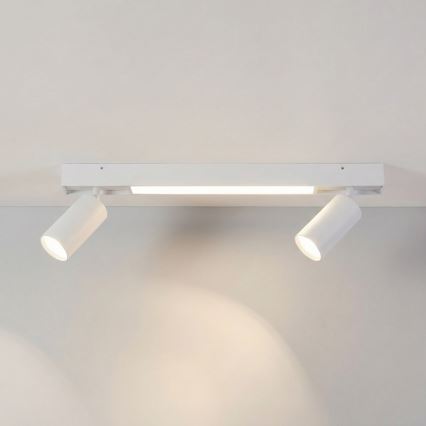 Brilagi - LED-Spotleuchte SELE 2xGU10/30W/230V + LED/15W weiß