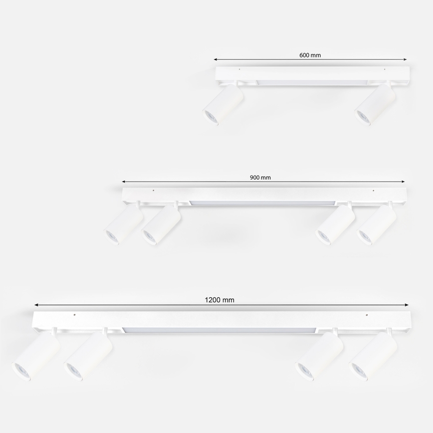 Brilagi - LED-Spotleuchte SELE 2xGU10/30W/230V + LED/15W weiß