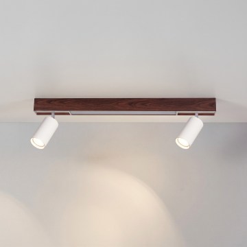 BRILAGI - LED-Spotleuchte SELE 2xGU10/30W/230V + LED/15W weiß/Kirschendekor