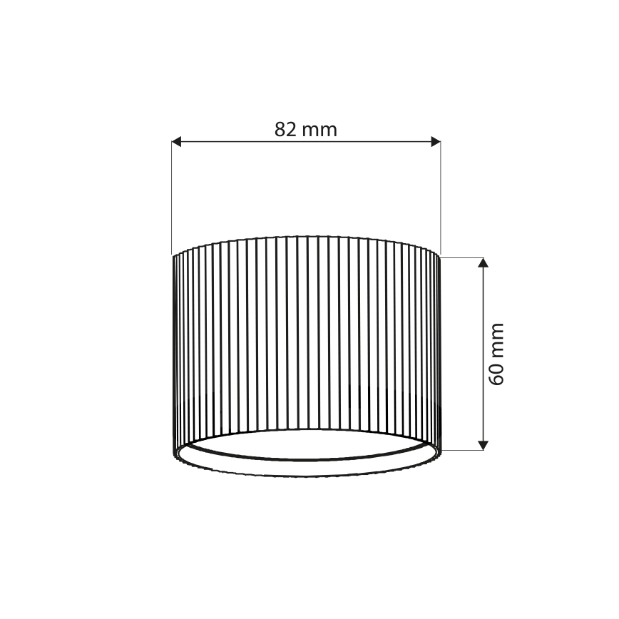 Brilagi - LED Spotleuchte STRIPY 1xGX53/15W/230V silber