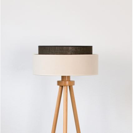 Brilagi - LED-Stehlampe BOHO STYLE 1xE27/15W/230V cremefarben/braun