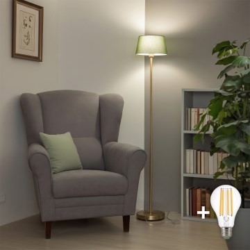 Brilagi - LED-Stehlampe CERIA 1xE27/20W/230V, Ø 25 cm, grün/gold