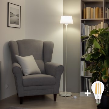 Brilagi - LED Stehlampe CERIA 1xE27/40W/230V, Ø 25 cm, weiß