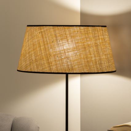 Brilagi - LED-Stehlampe CERIA 1xE27/40W/230V Ø 50 cm beige/schwarz