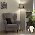 Brilagi - LED-Stehleuchte CERIA 1xE27/20W/230V Ø 30 cm schwarz/gold
