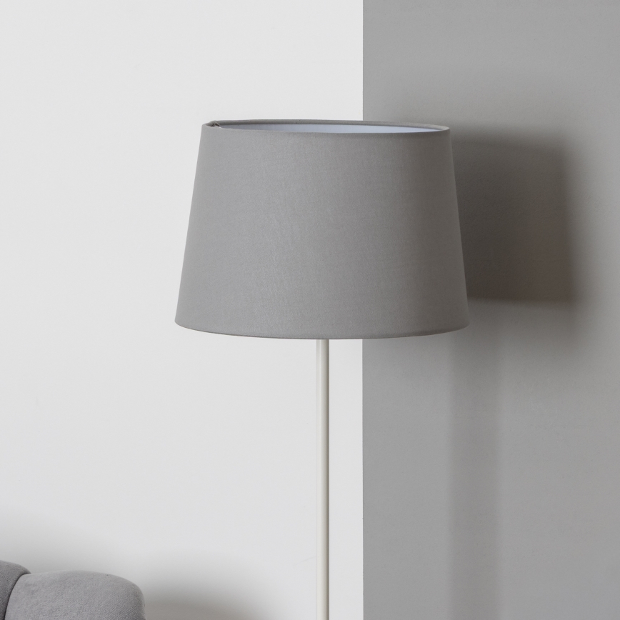 Brilagi - LED-Stehleuchte CERIA 1xE27/40W/230V Ø 30 cm grau/weiß