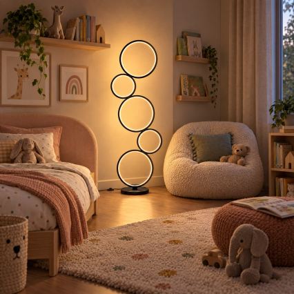 BRILAGI - LED Stehleuchte ECHO LED/36W/230V 4000K 110 cm schwarz