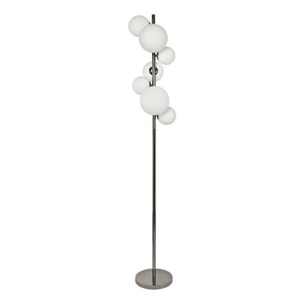 Brilagi - LED-Stehleuchte MILLA 7xG9/3W/230V glänzendes Chrom/weiß