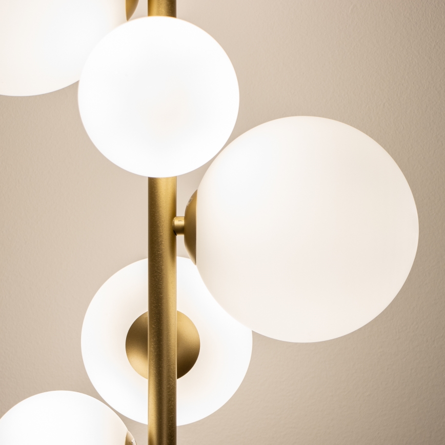 Brilagi - LED-Stehleuchte MILLA 7xG9/3W/230V golden/weiß