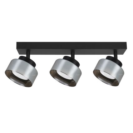 Brilagi - LED Strahler AURA LUX 3xGX53/30W/230V schwarz/rauchfarben