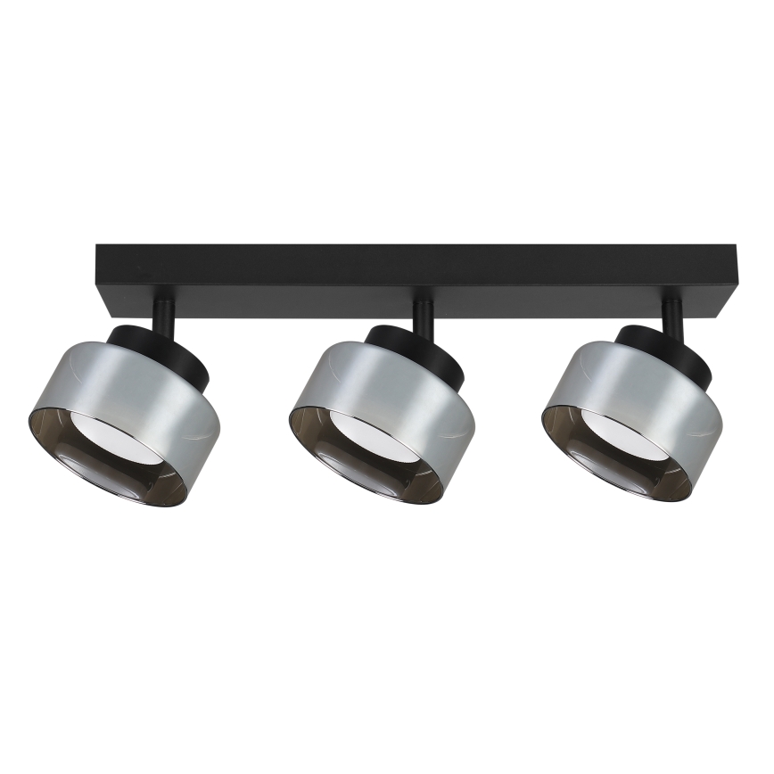 Brilagi - LED Strahler AURA LUX 3xGX53/30W/230V schwarz/rauchfarben