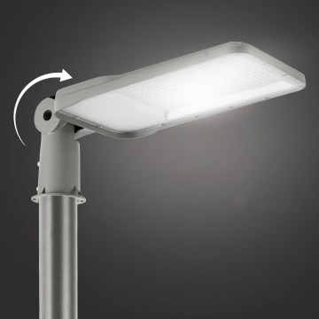 Brilagi - LED-Straßenleuchte für den Außenbereich mit verstellbarem Gelenk URBANLIGHT LED/200W/230V grau IP65