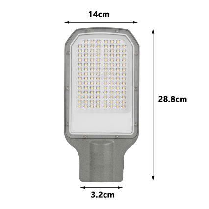Brilagi - LED-Straßenleuchte für den Außenbereich URBANLIGHT LED/50W/230V grau IP65
