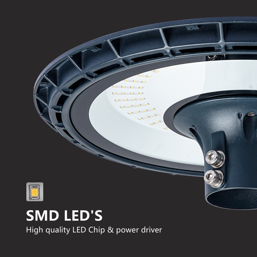 Brilagi - LED-Straßenleuchte mit 5 m Mast URBANSPARK LED/120W/230V Anthrazit IP65