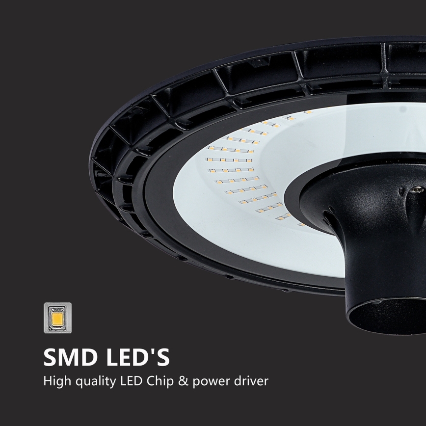 Brilagi - LED-Straßenleuchte mit 5 m Mast URBANSPARK LED/120W/230V, schwarz, IP65
