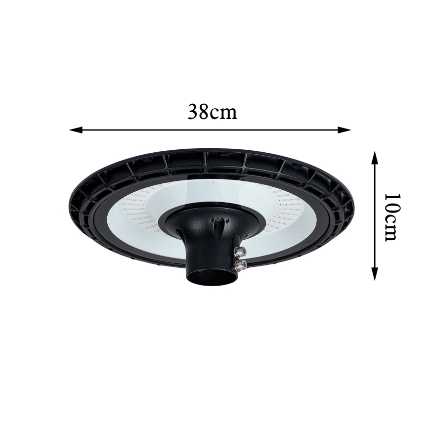 Brilagi - LED-Straßenleuchte mit Mast 3 m URBANSPARK LED/120W/230V schwarz IP65