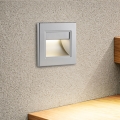 Brilagi - LED-Stufenleuchte STEP LIGHT LED/1,5W/230V IP44 Silber