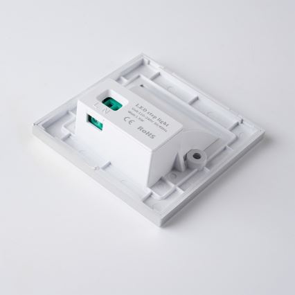 Brilagi - LED-Stufenleuchte STEP LIGHT LED/1,5W/230V IP44 Silber