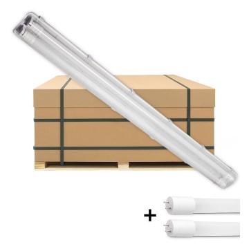 Brilagi - LED-technische, staubdichte Leuchtstoffleuchte OPTIMA T8 2xG13/18W/230V 4000K IP65 128 cm - Palette 110 St.