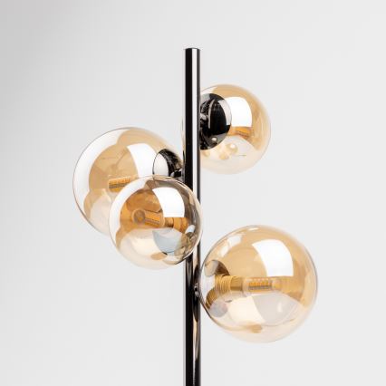 Brilagi - LED-Tischlampe MILLA 4xG9/3W/230V schwarz/chrom/gold