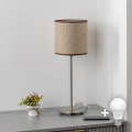 Brilagi - LED Tischlampe NUBILA 1xE27/60W/230V braun