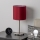 Brilagi - LED-Tischlampe NUBILA 1xE27/60W/230V Pompejanisches Rot