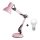 Brilagi - LED-Tischlampe ROMERO 1xE27/10W/230V rosa