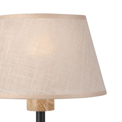 Brilagi - LED Tischleuchte ANTHONY 1xE27/60W/230V Eiche/beige