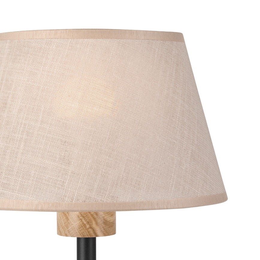 Brilagi - LED Tischleuchte ANTHONY 1xE27/60W/230V Eiche/beige