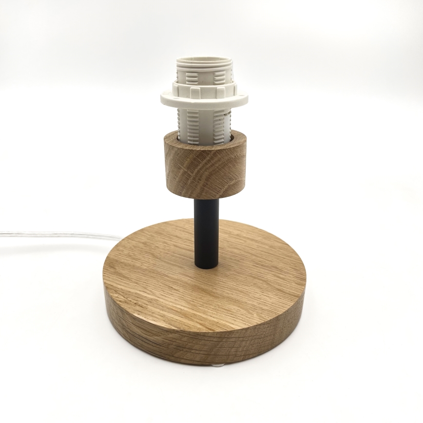 Brilagi - LED Tischleuchte ANTHONY 1xE27/60W/230V Eiche/schwarz